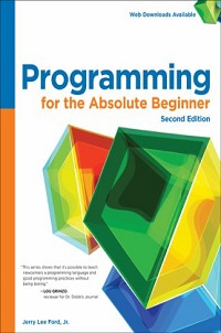 book cover for programming for the absolute beginner by jerry lee ford jr