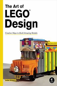 book cover for the art of lego design by jordan schwartz