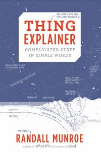 book cover for the thing explainer complicated stuff in simple words by randall munroe