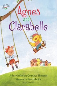 book cover for agnes and clarabelle by adele griffin and courtney sheinmel