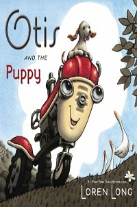 book cover for otis and the puppy by loren long