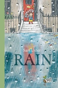 book cover for rain by sam usher