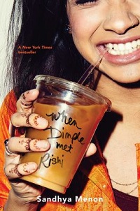 book cover for when dimple met rishi by sandhya menon
