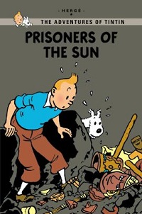cover adventures of tinin prisoners of the sun
