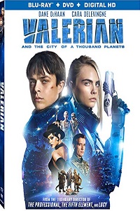 dvd cover valerian and the city of a thousand planets
